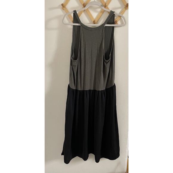 Anthropologie Asymmetrical Dress in Olive and Black - Picture 7 of 7